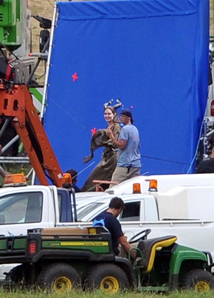 Filming of Disney Movie Maleficent