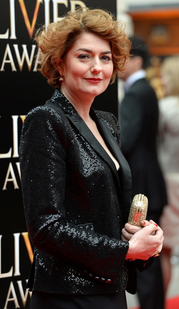 Anna Chancellor;<br>The Olivier Awards 2013 - Arrivals