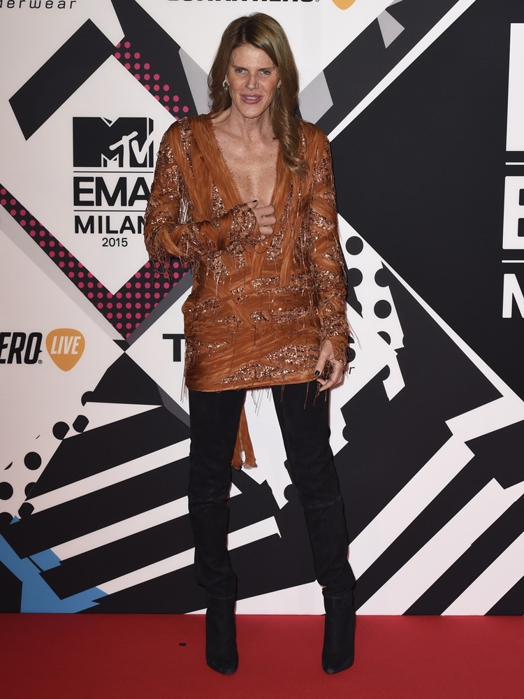 Anna Dello Russo;<br>The 2015 MTV European Music Awards - Arrivals