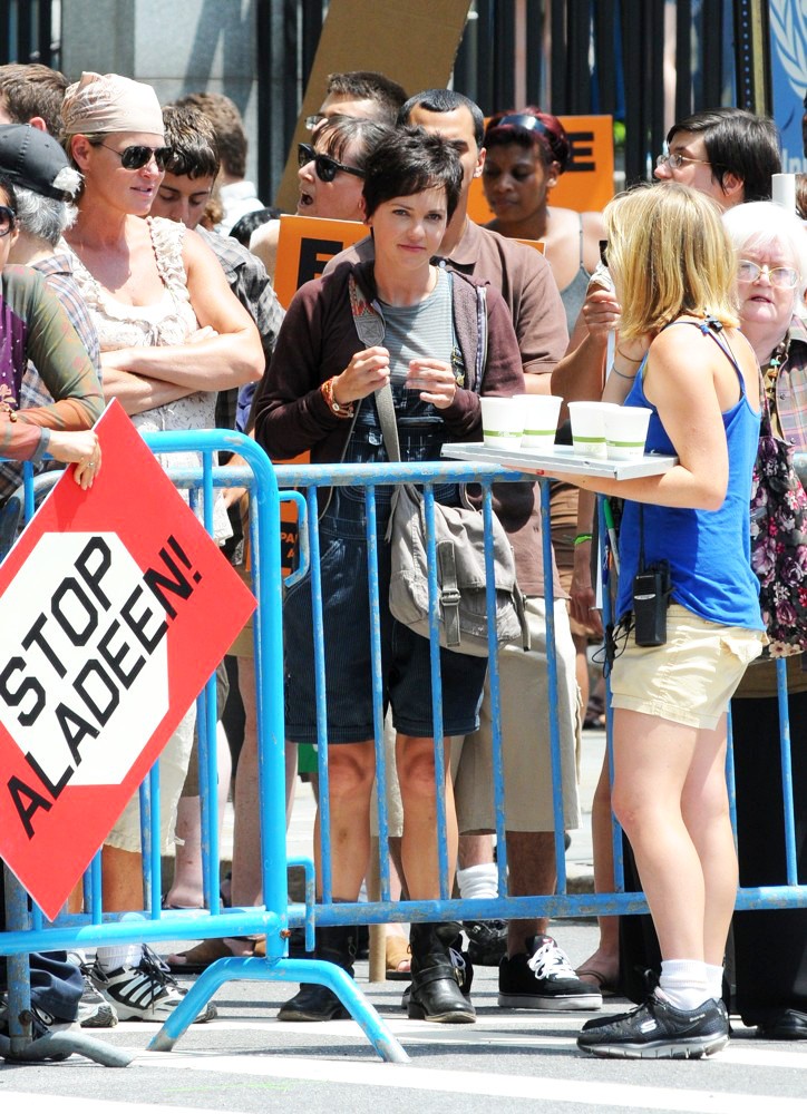 Filming on The Set of The Dictator