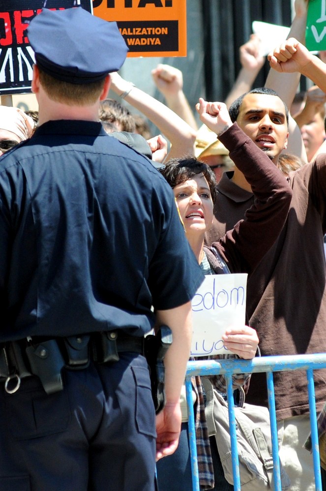 Filming on The Set of The Dictator