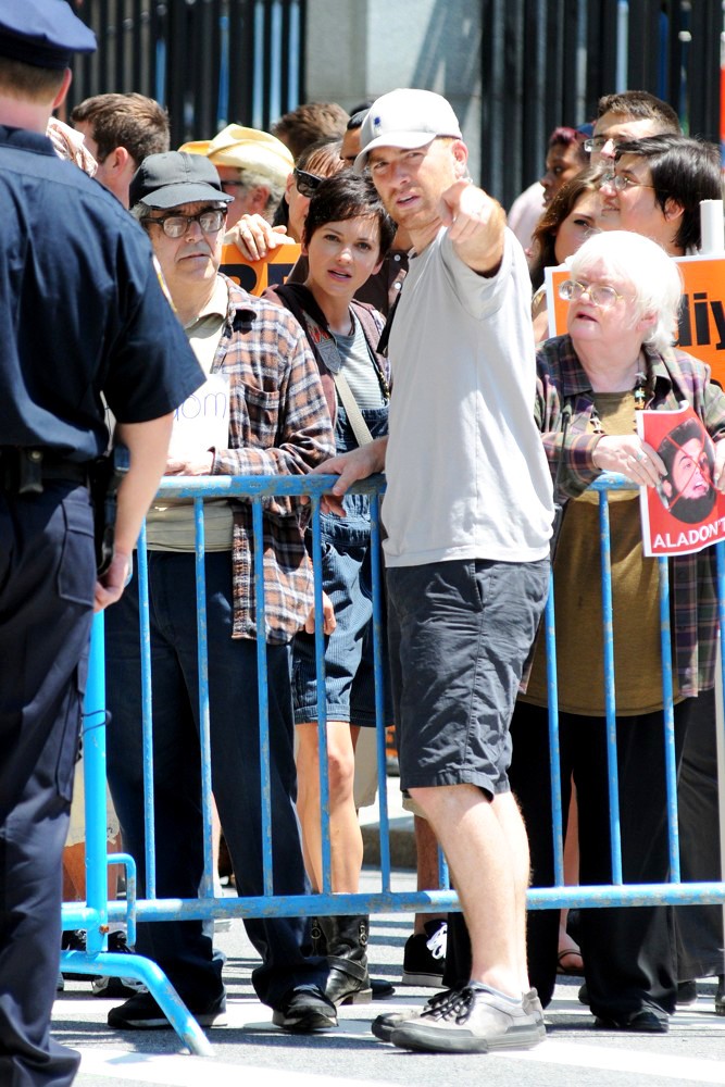 Filming on The Set of The Dictator