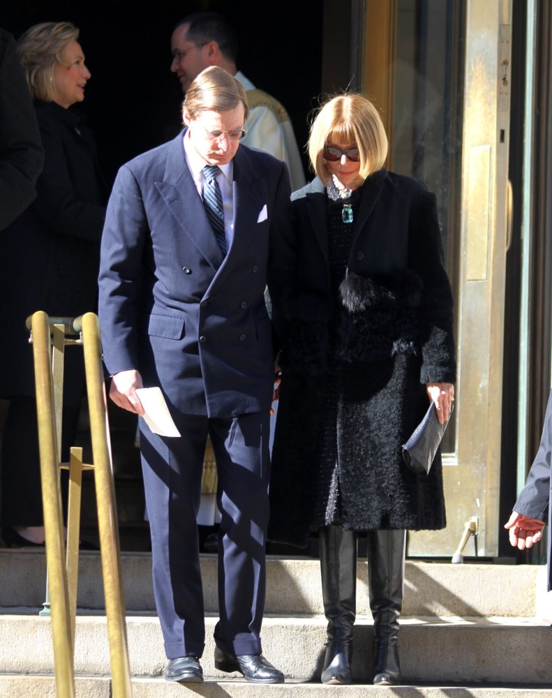 Anna Wintour;<br>The Private Funeral Oscar de la Renta