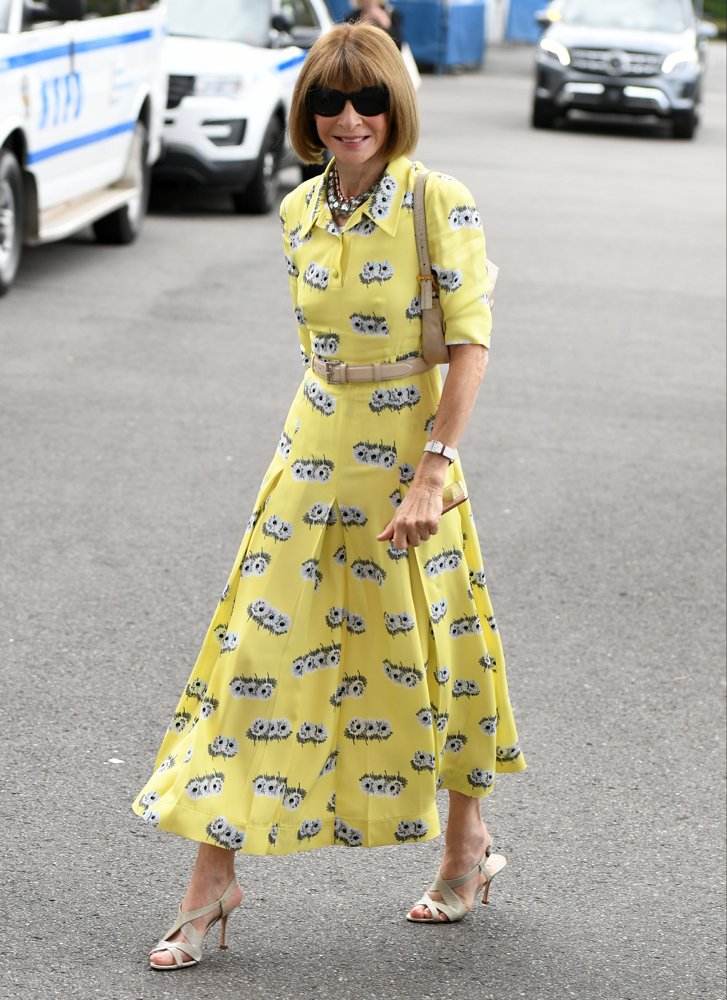 Anna Wintour;<br>Women's Finals Serena Williams vs Bianca Andreescu