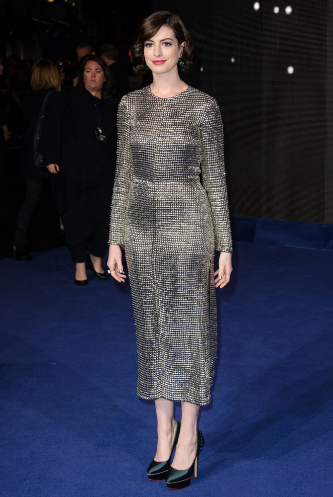 Anne Hathaway;<br>UK Premiere of Interstellar - Arrivals