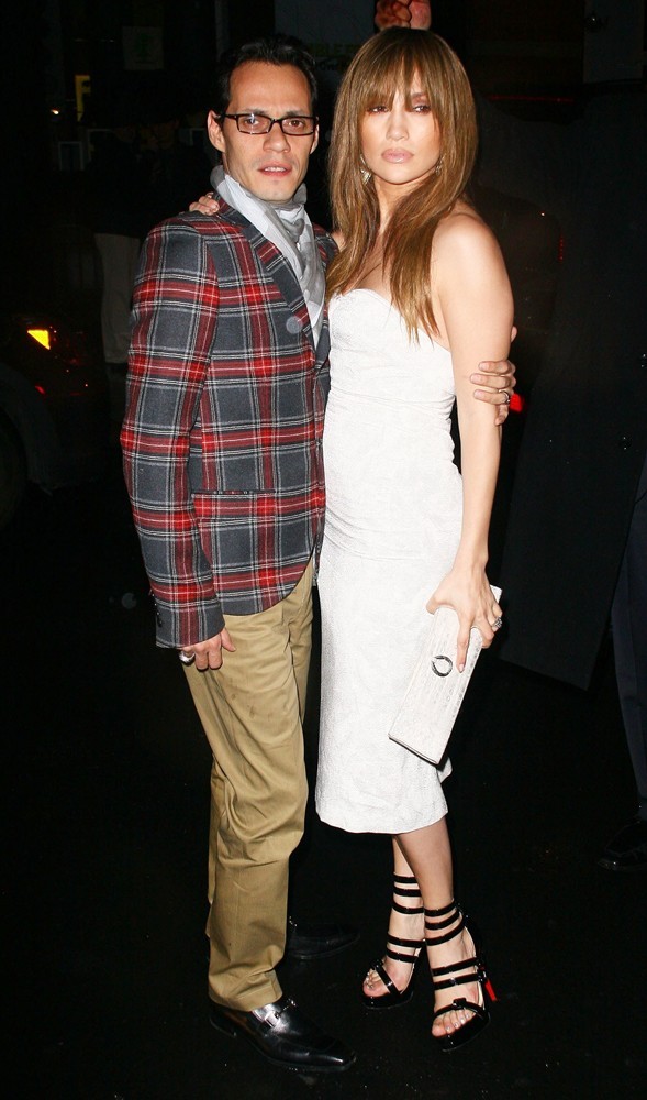 Marc Anthony;Jennifer Lopez;<br>Topshop-Topman Hosts Dinner at Balthazar to Celebrate The Flagship Store Opening - Arrivals