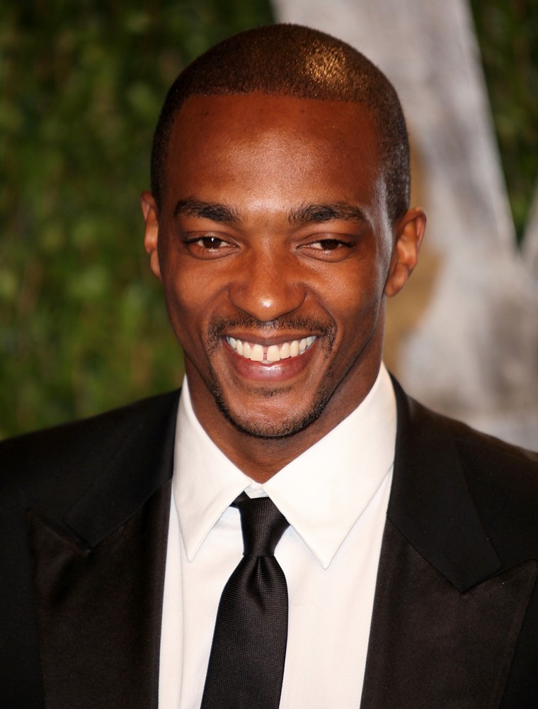 Anthony Mackie;<br>2012 Vanity Fair Oscar Party - Arrivals