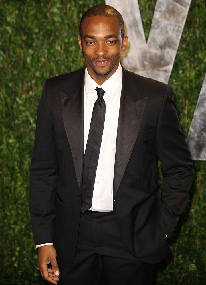 Anthony Mackie;<br>2012 Vanity Fair Oscar Party - Arrivals