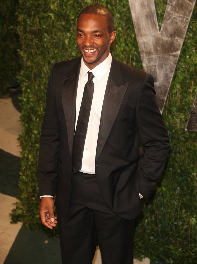 Anthony Mackie;<br>2012 Vanity Fair Oscar Party - Arrivals