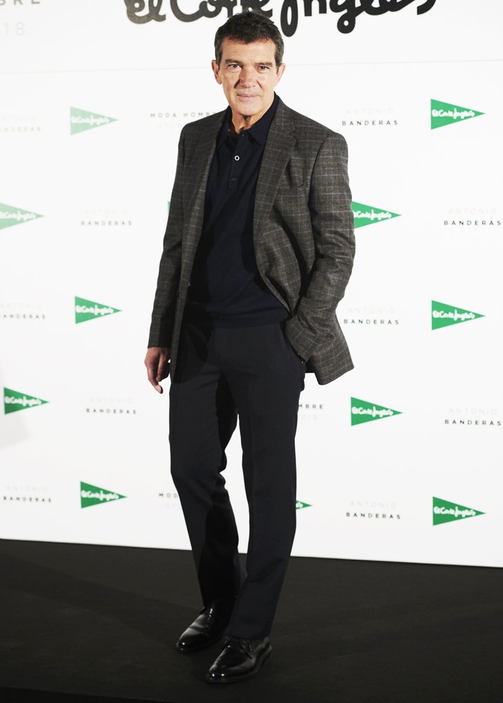 Antonio Banderas Is Presented as Image of Men's Fashion El Corte Ingles