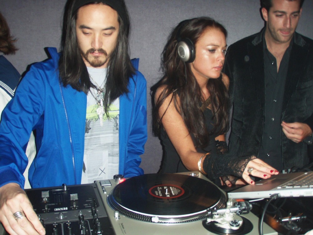 Steve Aoki;Lindsay Lohan;<br>Jalouse Magazine Fashion Week Party