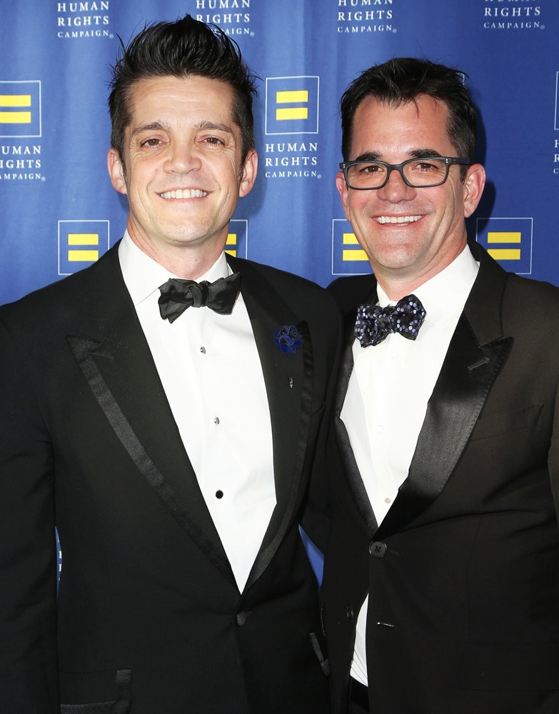 Jonathan Del Arco;Kyle Fritz;<br>HRC Los Angeles Gala Dinner 2015 - Arrivals