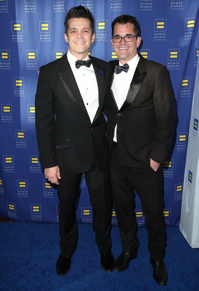Jonathan Del Arco;Kyle Fritz;<br>HRC Los Angeles Gala Dinner 2015 - Arrivals