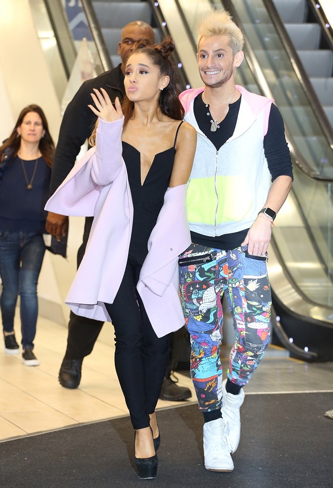 pic Frankie Grande And Ariana Grande Young https www aceshowbiz com events ariana 20grande ariana grande perfume launch 05 html