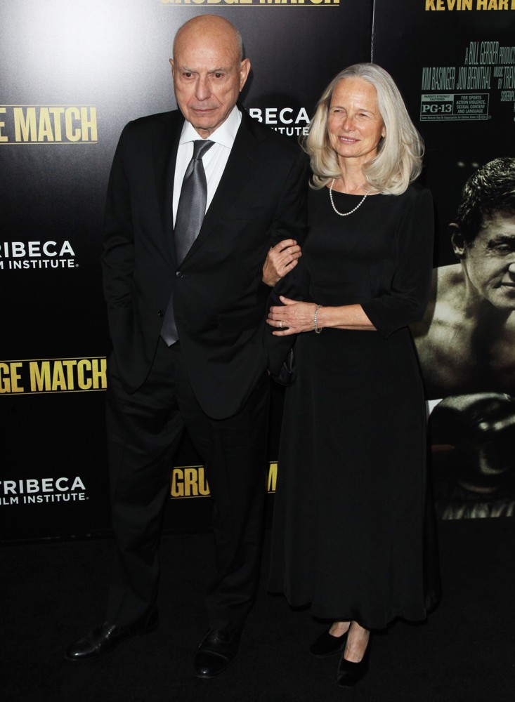 Alan Arkin;Suzanne Newlander;<br>Grudge Match New York Screening - Red Carpet Arrivals