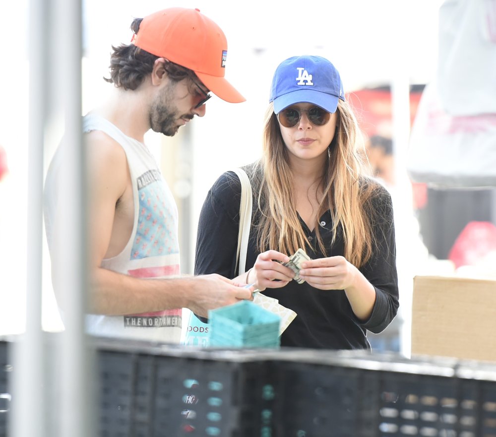 Elizabeth Olsen Goes to The Farmers Market with Robbie Arnett