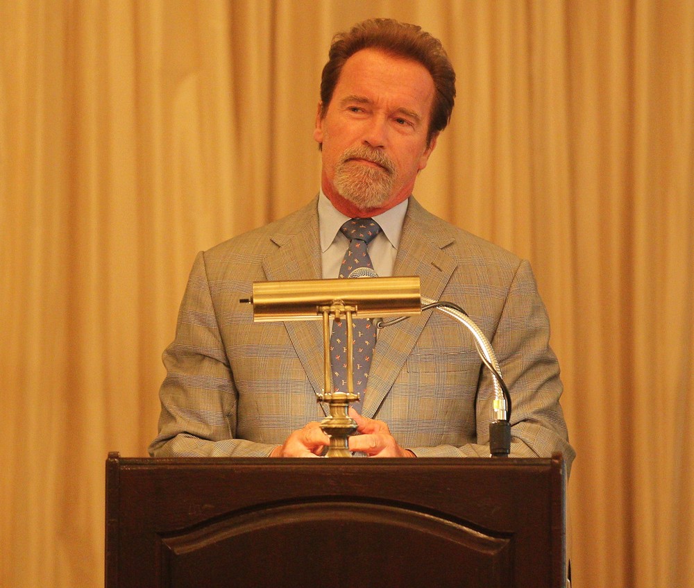 Arnold Schwarzenegger;<br>Celebration of Life Honoring Fitness Publishing Icon Robert 'Bob' Kennedy