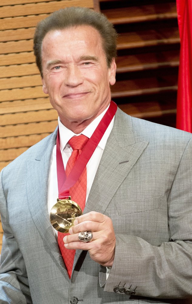 Arnold Schwarzenegger Receives A Medal Honouring Him as Tourism Ambassador for Madrid