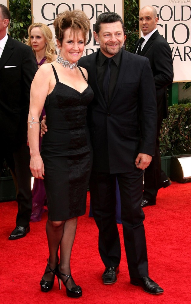 Lorraine Ashbourne;Andy Serkis;<br>The 69th Annual Golden Globe Awards - Arrivals
