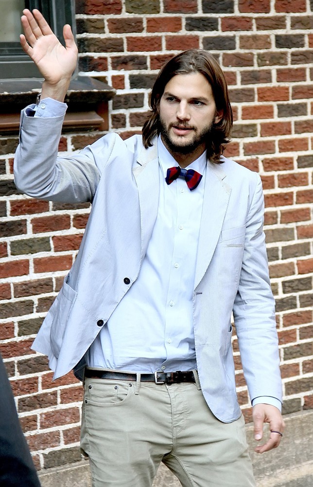 Ashton Kutcher at Late Show with David Letterman
