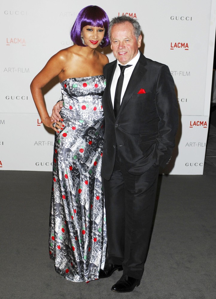 Gelila Assefa;Wolfgang Puck;<br>LACMA's Art And Film Gala Honoring Clint Eastwood and John Baldessari