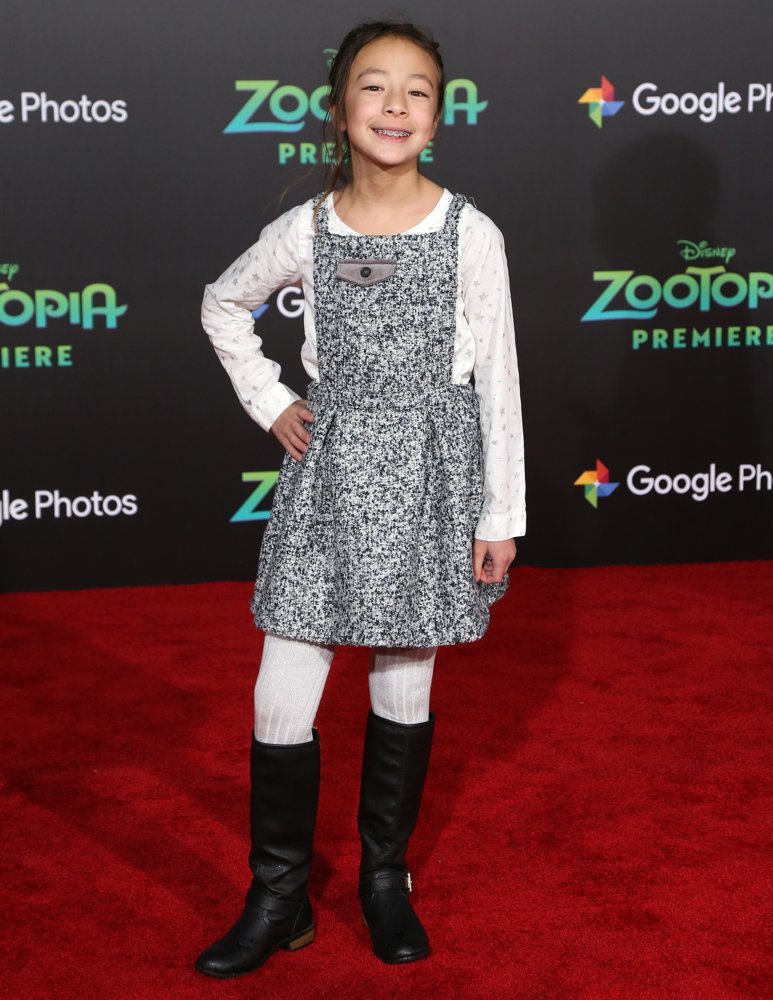 Aubrey Anderson-Emmons;<br>Los Angeles Premiere of Walt Disney Animation Studios' Zootopia