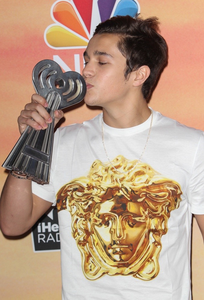 Austin Mahone;<br>2014 iHeartRadio Music Awards - Press Room