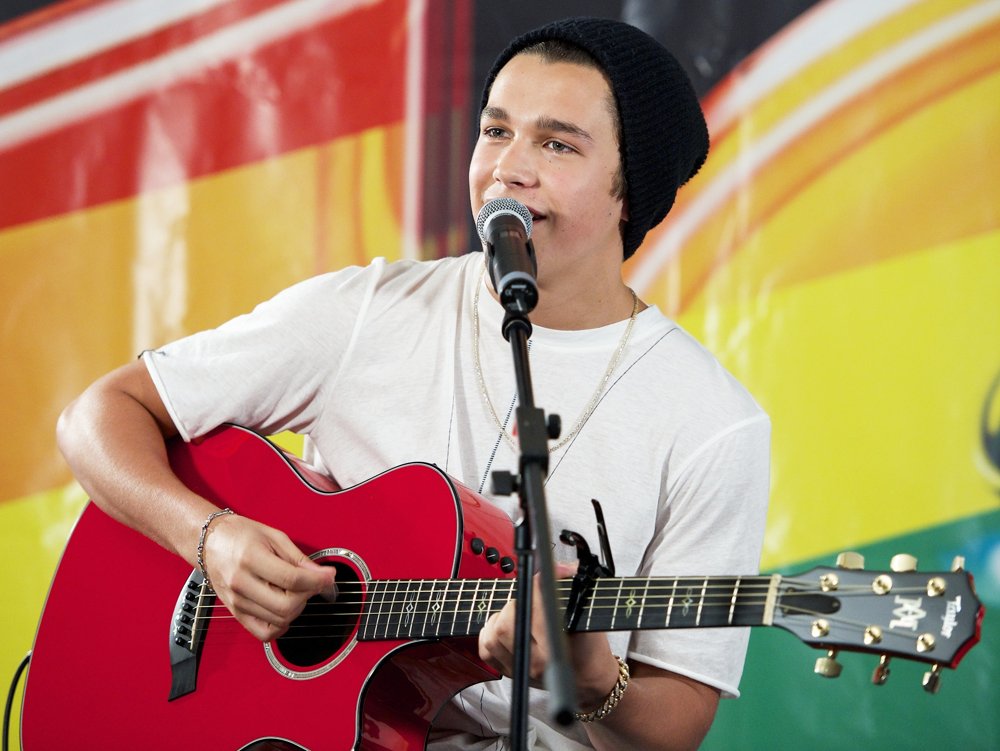 Austin Mahone;<br>Austin Mahone Performs During A Fan Event