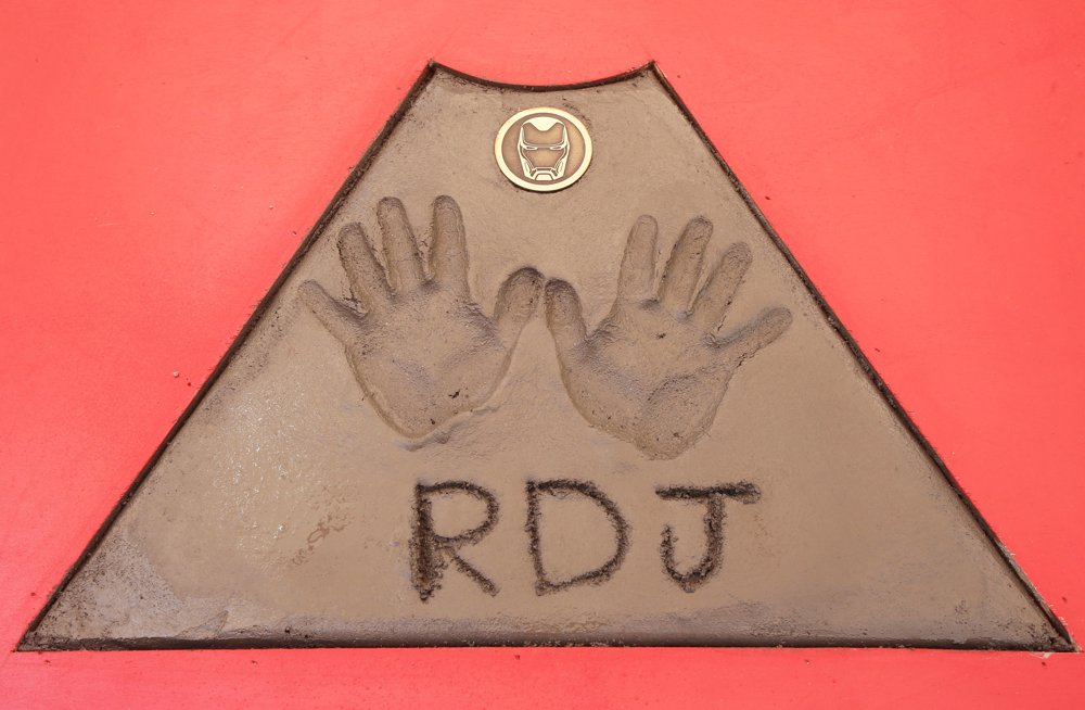 Robert Downey Jr.;<br>Marvel Studios' Avengers: Endgame Cast Handprint Ceremony