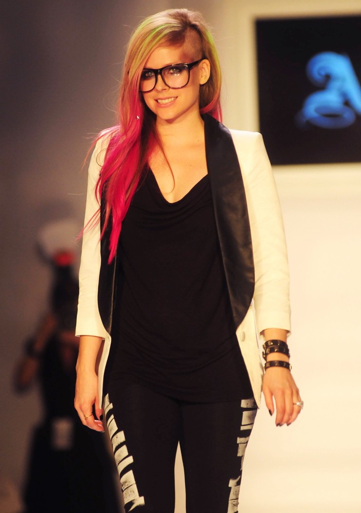 Avril Lavigne;<br>Mercedes-Benz New York Fashion Week Spring-Summer 2013 - Abbey Dawn - Runway