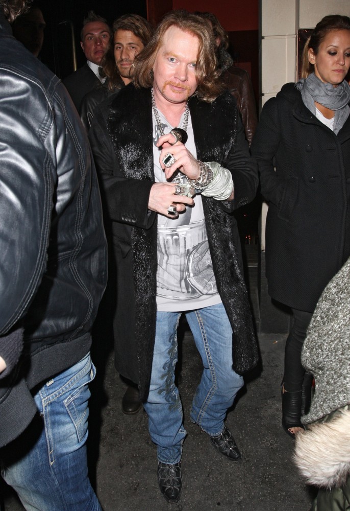 Axl Rose;Guns N' Roses;<br>Axl Rose Leaving Tonteria Nightclub