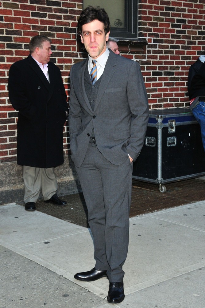 B.J. Novak;<br>The Late Show with David Letterman - Arrivals