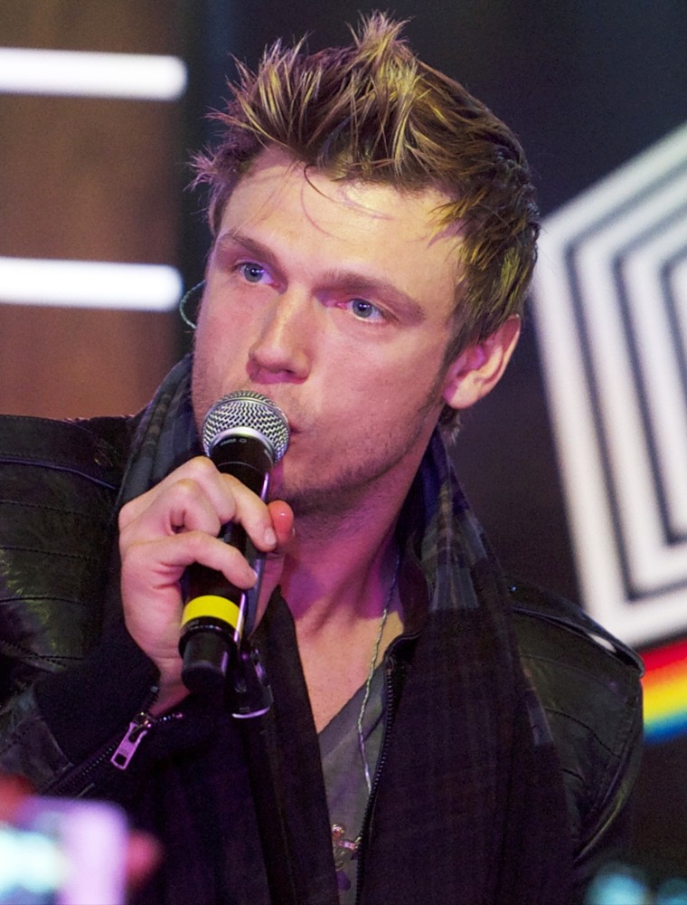 Backstreet Boys Perform at A Fan Gathering to Promote Their Album In A World Like This