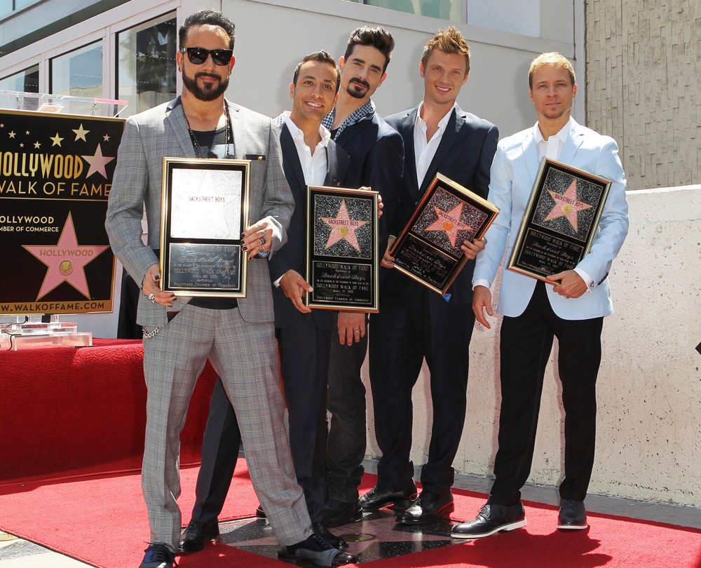 Backstreet Boys;<br>Backstreet Boys Are Honoured with A Hollywood Star on The Hollywood Walk of Fame