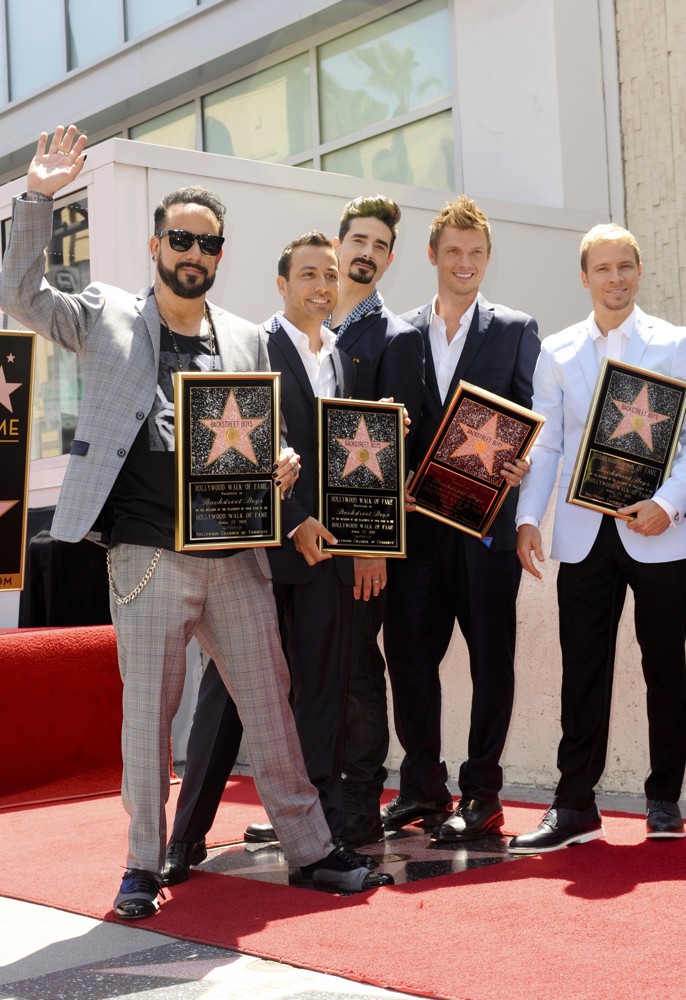 Backstreet Boys;<br>Backstreet Boys Are Honoured with A Hollywood Star on The Hollywood Walk of Fame