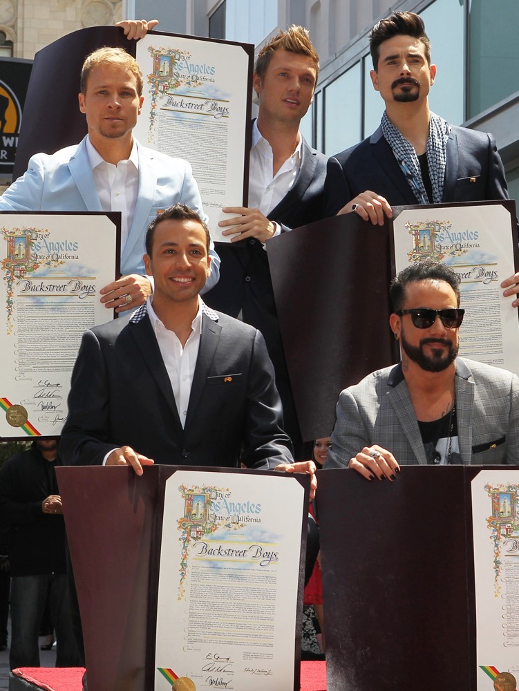 Backstreet Boys;<br>Backstreet Boys Are Honoured with A Hollywood Star on The Hollywood Walk of Fame