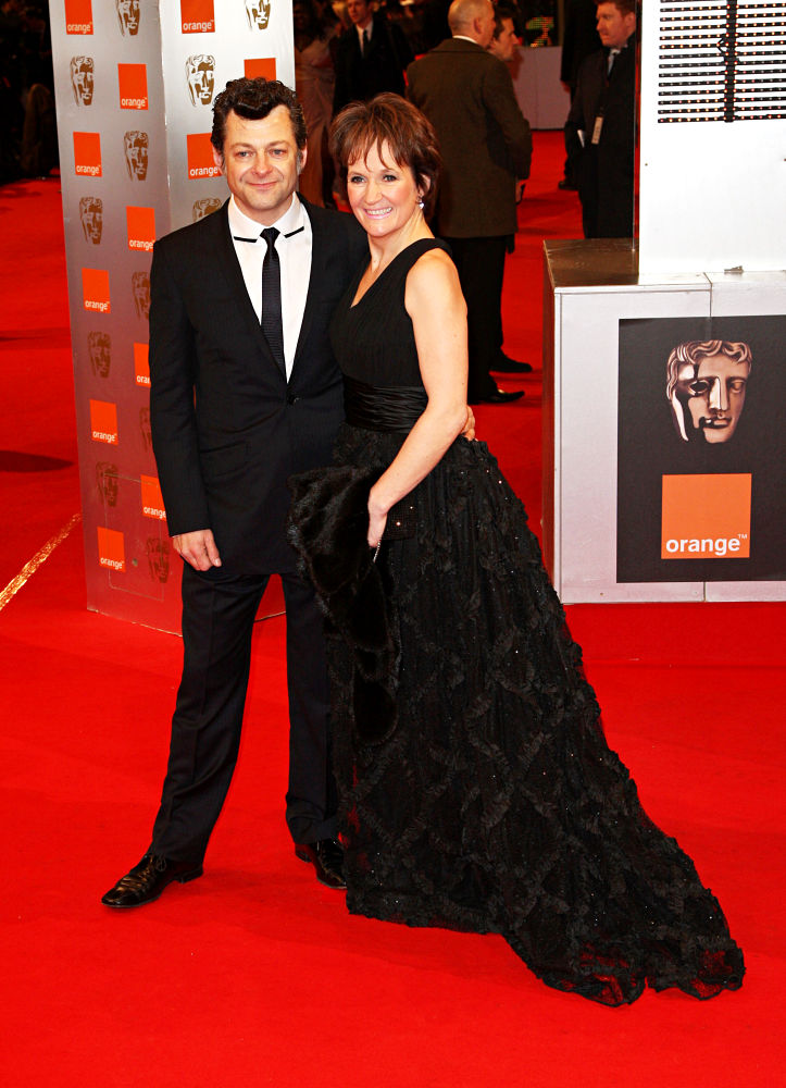 Andy Serkis;Lorraine Ashbourne;<br>The Orange British Academy Film Awards (BAFTA Awards) - Arrivals