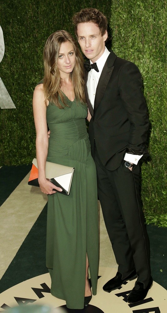 Hannah Bagshawe;Eddie Redmayne;<br>2013 Vanity Fair Oscar Party - Arrivals