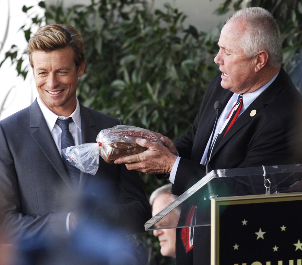 Simon Baker Is Honoured with A Star on The Hollywood Walk of Fame