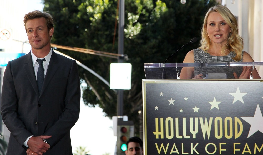 Simon Baker;Naomi Watts;<br>Simon Baker Is Honoured with A Star on The Hollywood Walk of Fame