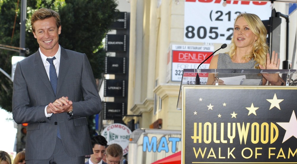 Simon Baker;Naomi Watts;<br>Simon Baker Is Honoured with A Star on The Hollywood Walk of Fame
