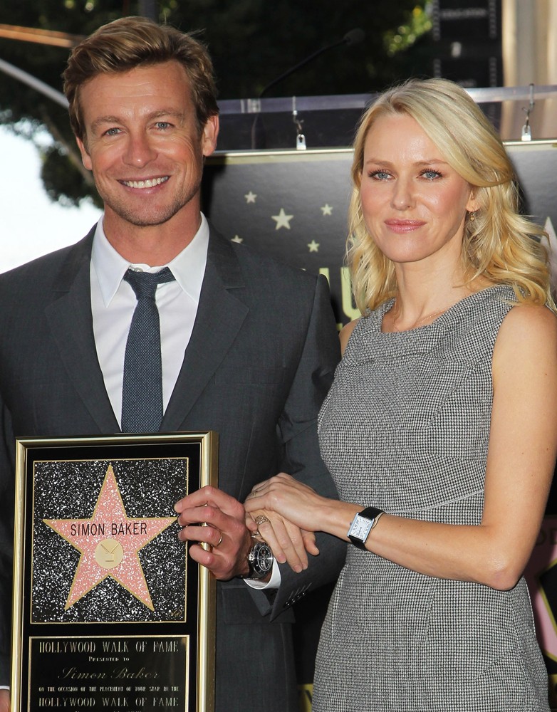 Simon Baker;Naomi Watts;<br>Simon Baker Is Honoured with A Star on The Hollywood Walk of Fame