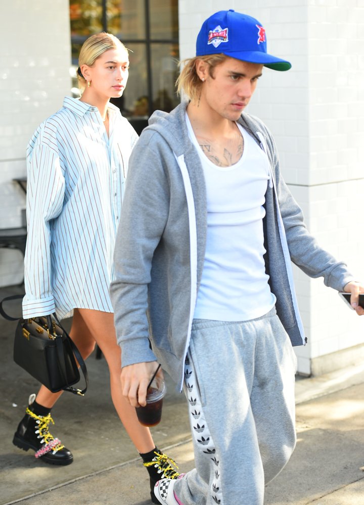 Justin Bieber and Hailey Baldwin Breakfast at Joan's on Third