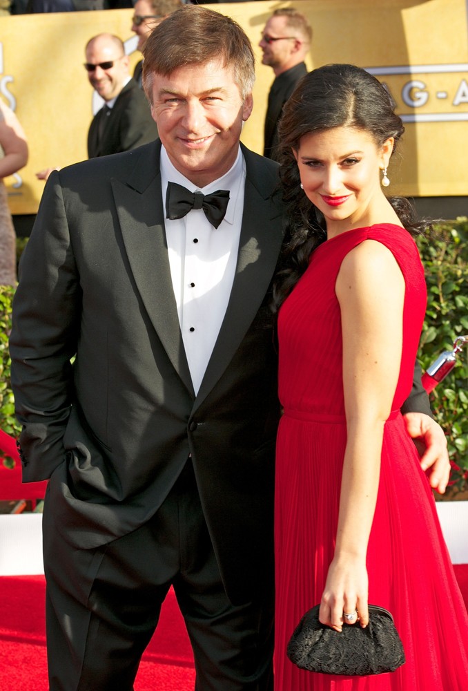 Alec Baldwin;Hilaria Thomas;<br>19th Annual Screen Actors Guild Awards - Arrivals