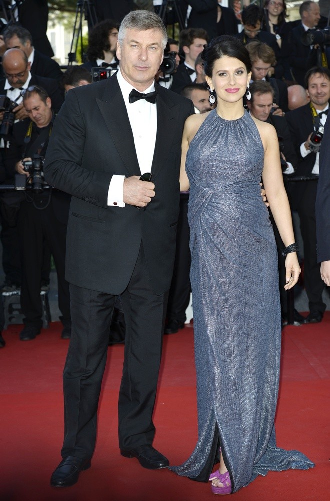 Alec Baldwin;Hilaria Thomas;<br>66th Cannes Film Festival - Blood Ties Premiere