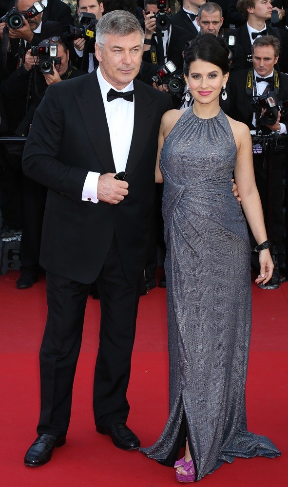 Alec Baldwin;Hilaria Thomas;<br>66th Cannes Film Festival - Blood Ties Premiere