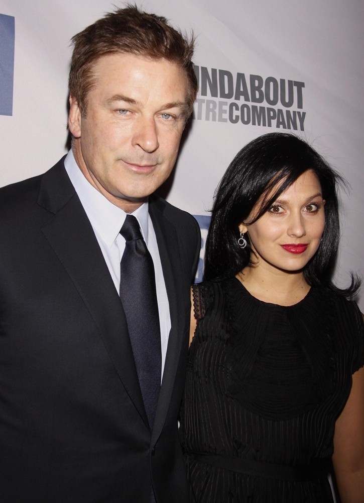 Alec Baldwin;Hilaria Thomas;<br>Roundabout Theatre Company's 2012 Spring Gala - Arrivals