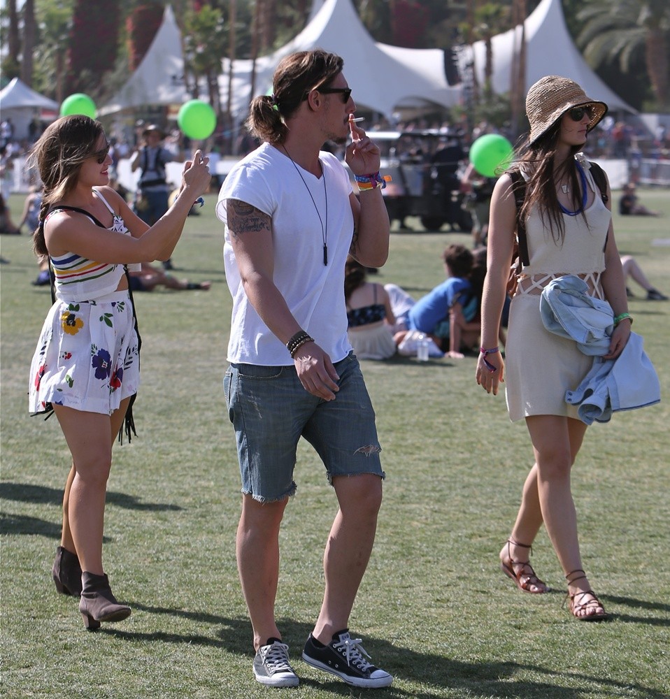 Leonor Varela;Eric Balfour;<br>The 2013 Coachella Valley Music and Arts Festival - Week 1 Day 3