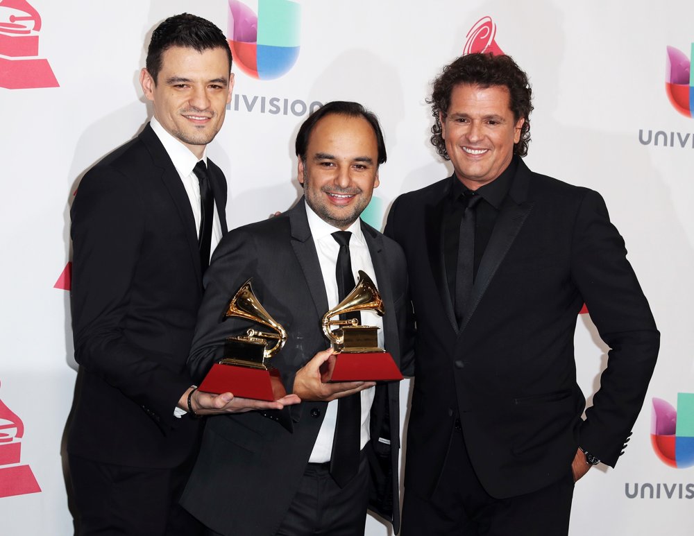 J Balvin;Andres Castro;Carlos Vives;<br>17th Annual Latin Grammy Awards - Press Room