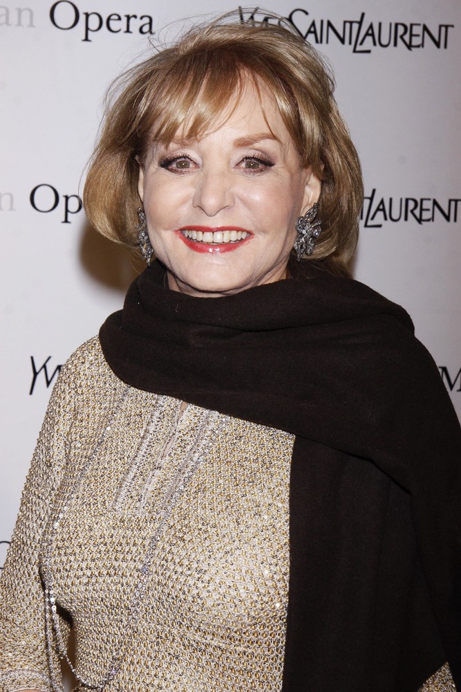 Barbara Walters;<br>The Metropolitan Opera's Premiere of Jules Massenet's Manon - Arrivals